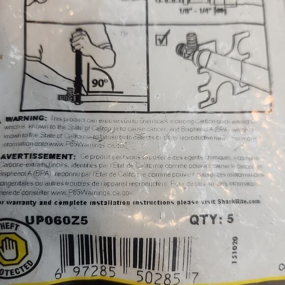 SharkBite 1"x3/4" Reducing Coupling 5Pieces 3Pack [102] - Picture 12 of 14